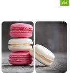 Wenko 2er-Set: Herdabdeckplatten "Macarons" in Grau - (L)30 x (B)52 cm