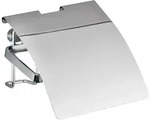 Wenko Toilettenpapierhalter in Silber - (B)13 x (H)9 x (T)12,5 cm