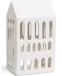 K&auml;hler Windlicht "Urbania Church" in Wei&szlig; - (B)10 x (H)18 cm