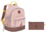 L&auml;ssig Rucksack "Adventure" in Rosa - (B)24,5 x (H)27 x (T)15,5 cm