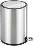 Wenko Edelstahl-Treteimer "Monza" - 3 l