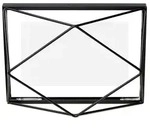 umbra Bilderrahmen "Prisma" in Schwarz - (B)20 x (H)15 x (T)7 cm