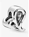 Pandora Silber-Bead mit Edelsteinen