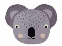 OYOY mini Teppich "Koala" in Grau - (B)100 x (H)85 cm