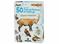 moses. Kartenset "50 heimische Tiere & Pflanzen im Gebirge" - ab 6 Jahren