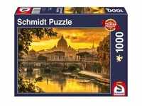 Schmidt Spiele 1.000tlg. Puzzle "Goldenes Licht über Rom" - ab 12 Jahren
