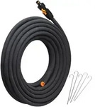 Fiskars Tropfschlauch in Schwarz - 15m in Schwarz