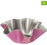 Zenker 4er-Set: Backf&ouml;rmchen "creative studio" in Rosa - &Oslash; 16,5 cm