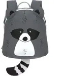 L&auml;ssig Rucksack ''About Friends - Racoon'' in Grau - (B)20 x (H)24 x (T)9,5 cm