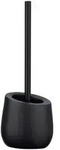 Wenko WC-Garnitur "Badi" in Schwarz - (H)38 cm