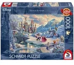 Schmidt Spiele 1000tlg. Puzzle "Die Sch&ouml;ne & das Biest,Zauberhafter Winterabend"- ab