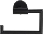Wenko Toilettenpapierhalter "Bosio" in Schwarz - (B)15 x (H)10,5 x (T)6,5 cm