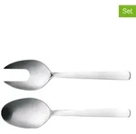 Fiskars 2tlg. Set: Salatbesteck in Silber - (L)22 cm