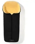 Hofbrucker Lammfell-Fu&szlig;sack "Iglu" in Schwarz - (L)95 x (B)34 cm