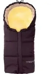 Hofbrucker Lammfell-Fu&szlig;sack "Leni" in Lila - (L)80 x (B)35 cm