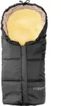 Hofbrucker Lammfell-Fu&szlig;sack "Leni" in Grau - (L)80 x (B)35 cm