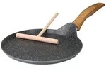 Stoneline Pfannkuchenpfanne ''Back to Nature'' in Schwarz - &Oslash; 25 cm