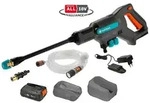 Gardena Akku-Mitteldruckreiniger "AquaClean" in Grau