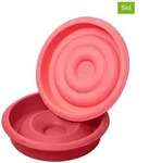 Lurch 2er-Set: Kuchenformen "Flexiform" in Pink - &Oslash; 25 cm