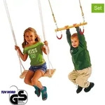 Happy People 4tlg. Turn-Schaukel-Set - ab 3 Jahren - (B)40 x (T)14 cm