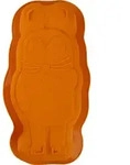 Dr. Oetker Silikon-Motivbackform "Maus" in Orange - (B)29,5 x (H)6,5 x (T)16 cm