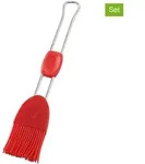 Dr. Oetker 2er-Set: Backpinsel "Flexxibel" in Rot - (L)22 cm