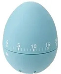 Zenker Eieruhr "Candy" in Hellblau in Hellblau - (H)7,5 x &Oslash; 6 cm