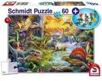 Schmidt Spiele 60tlg. Puzzle "Dinosaurier" mit Zubeh&ouml;r - ab 5 Jahren