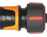 Fiskars Schlauchkupplung "CF QuHoseConnSTOP" in Schwarz