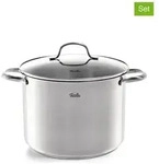 Fissler 2tlg. Set: Edelstahl-Kochtopf "Copenhagen" - &Oslash; 24 cm
