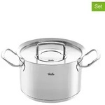Fissler 2tlg. Set: Edelstahl-Kochtopf "Profi Collection&reg;" - &Oslash;16 cm