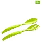 Emsa 2er-Set: Salatbesteck "Vienna" in Gr&uuml;n - (L)30 cm