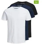 Jack & Jones 3er-Set: Shirts in Wei&szlig; - XXL