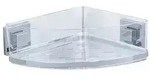 Wenko Edelstahl-Eckablage "Quadro" - (B)28 x (H)8,5 x (T)19,5 cm