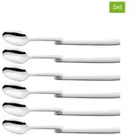 Zwilling 6er-Set: Edelstahl-Latte-Macchiato-L&ouml;ffel ''Dinner'' - (L)21,4 cm