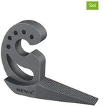 Wenko 2er-Set: T&uuml;rstopper "Multi-Stop" in Anthrazit - (B)12 x (H)8 x (T)2,5 cm