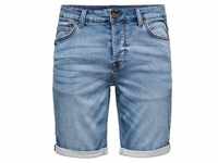 ONLY & SONS Jeans-Shorts in Blau - L