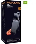 Fiskars 6tlg. K&uuml;chenmesser-Set "Edge" in Schwarz