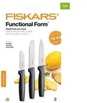 Fiskars 3er-Set: K&uuml;chenmesser "Functional Form" in Schwarz