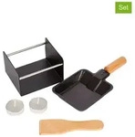 Artesa 5tlg. Set: Mini-Raclette in Schwarz