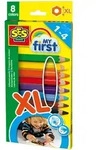 SES XL-Buntstifte "MyFirst" - ab 12 Monaten - 8 St&uuml;ck