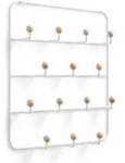 umbra Wandgarderobe "Estique" in Wei&szlig; - (B)36 x (H)60 x (T)9 cm