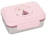 L&auml;ssig Lunchbox "Adventure" in Rosa - (B)17,3 x (H)13,3 x (T)6,9 cm