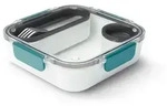 Black+Blum Lunchbox in Wei&szlig; - (B)20 x (H)5,5 x (T)20 cm