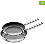 Zwilling 2er-Set: Bratpfannen ''TrueFlow'' in Silber