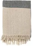 Bloomingville Wohndecke ''Matt'' in Beige - (L)160 x (B)130 cm