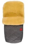 Kaiser Naturfellprodukte Lammfell-Fu&szlig;sack "Natura" in Grau - (L)85 x (B)45 cm