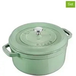 Zwilling Cocotte ''Staub'' in Gr&uuml;n - &Oslash; 20 cm