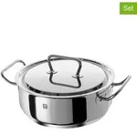 Zwilling 2tlg. Set: Edelstahl-Kochtopf ''Twin'' - 4,5 l