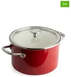 KitchenAid 2tlg. Set: Topf "Core Enamel" in Rot - &Oslash; 20 cm